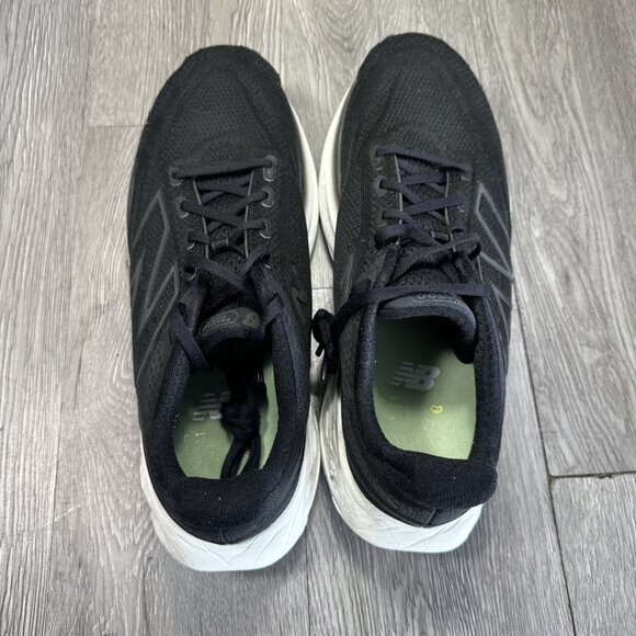 New Balance 1080 V13 Men’s Size 12.5 D Med Running Shoes M1080B13 black/white main image 7